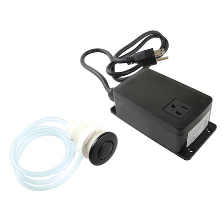 Kingston Brass Single Outlet Garbage Disposal Air Switch Kit, Matte Black KASK310